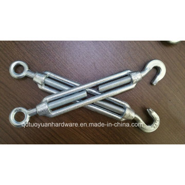 Factory Supplier Electro Galvanized Malleable Commercial Type Turnbuckle Fastener